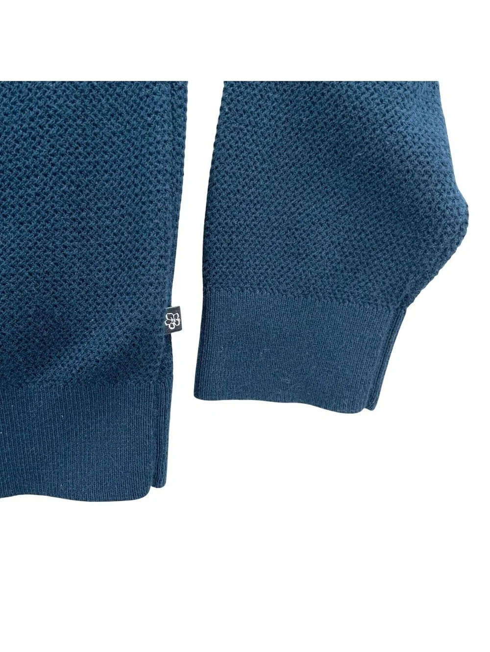 Ted Baker Meaddo Navy Blue 1/4 Zip Sweater Size 7 / 3XL